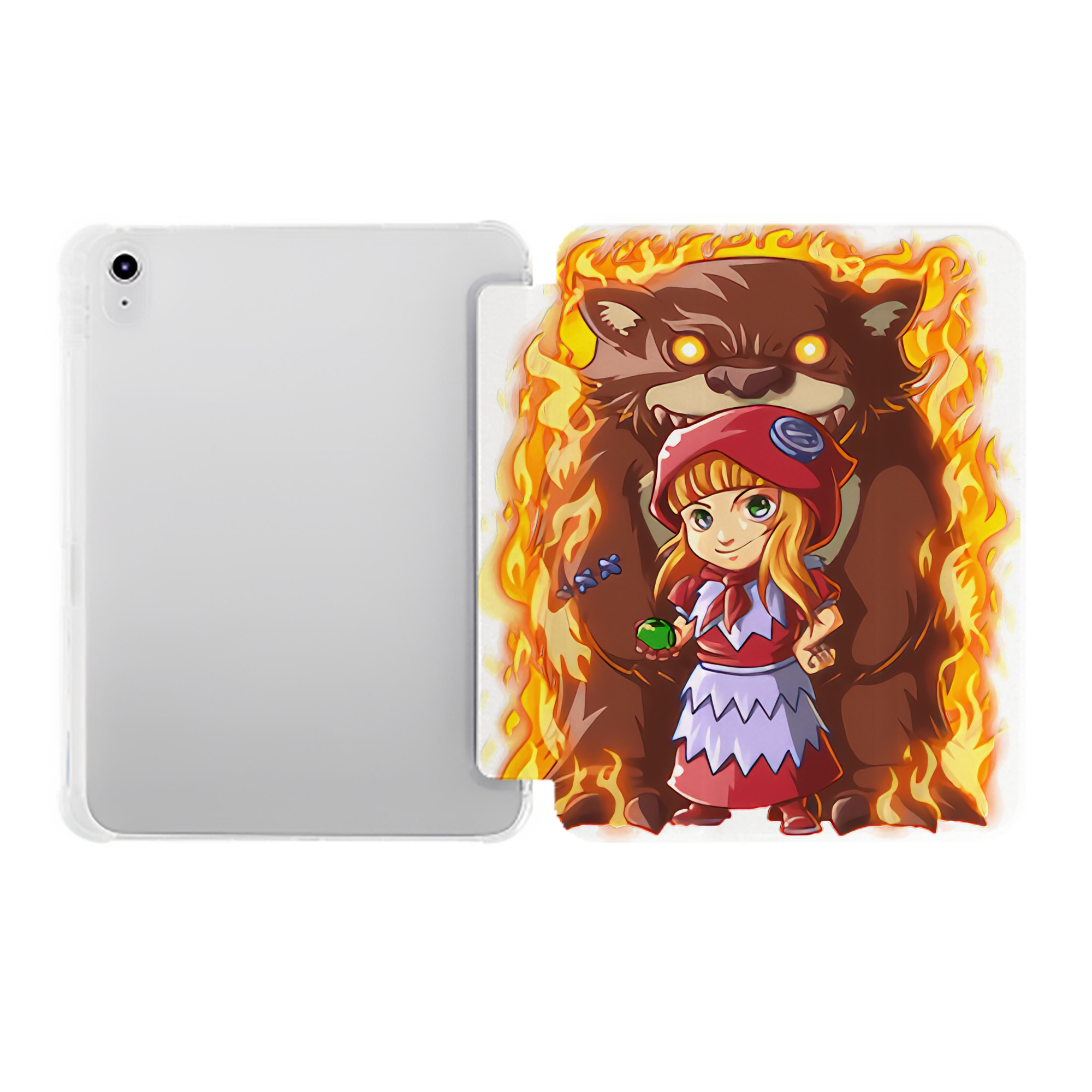 （画像用） リーグ・オブ・レジェンド League of Legends LOL IPad ケース ペン収納付き 三つ折りスタンド PUレザー×シリコン 対応機種9.5/10.5/10.9インチ